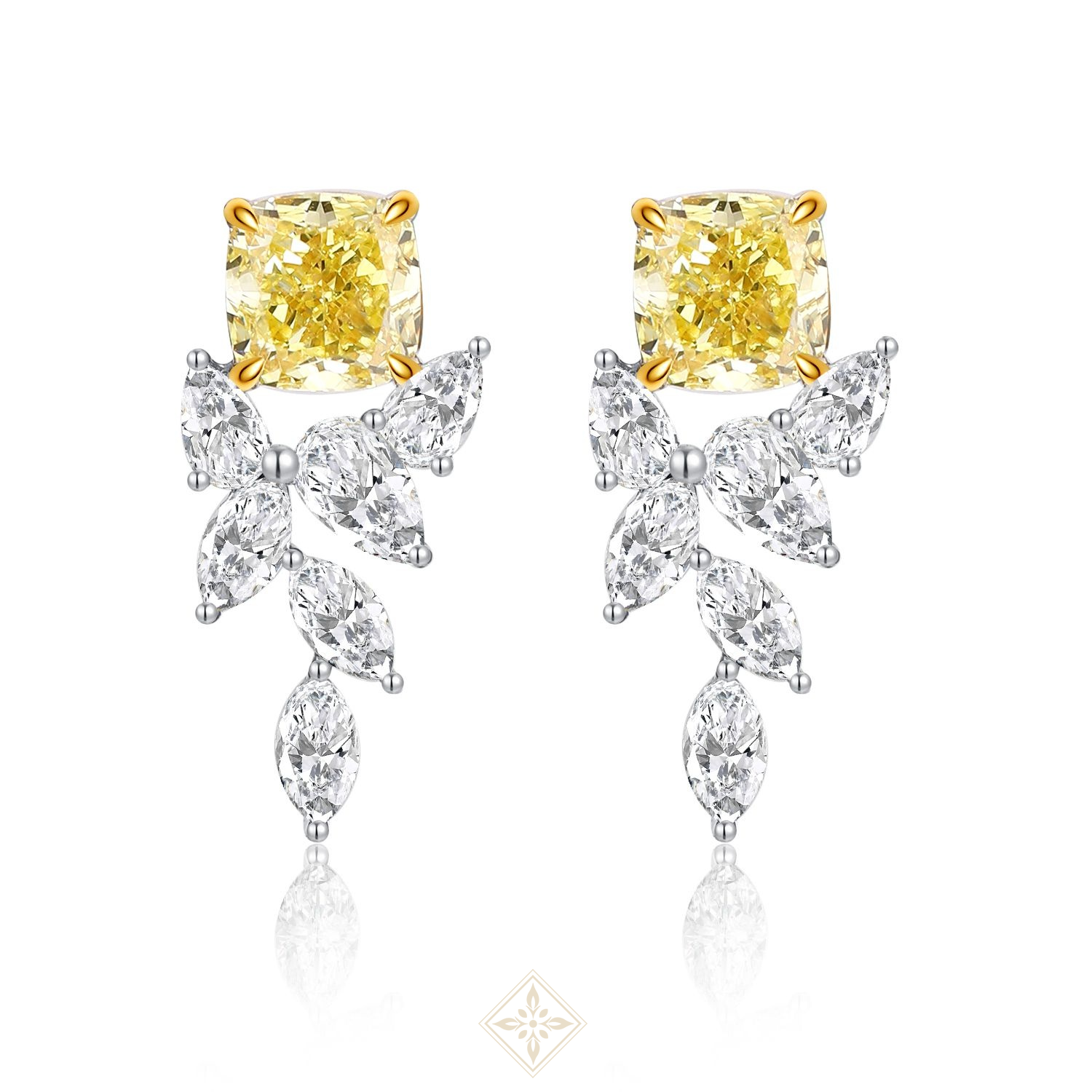 Colored Diamond Earrings