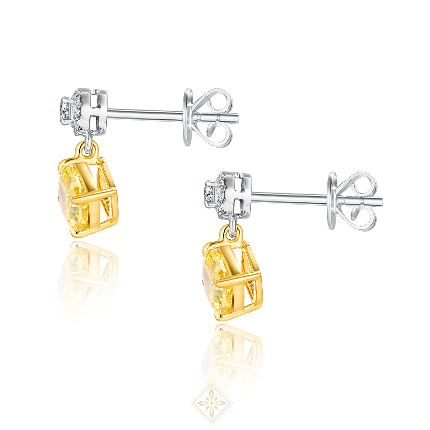 Colored Diamond Earring