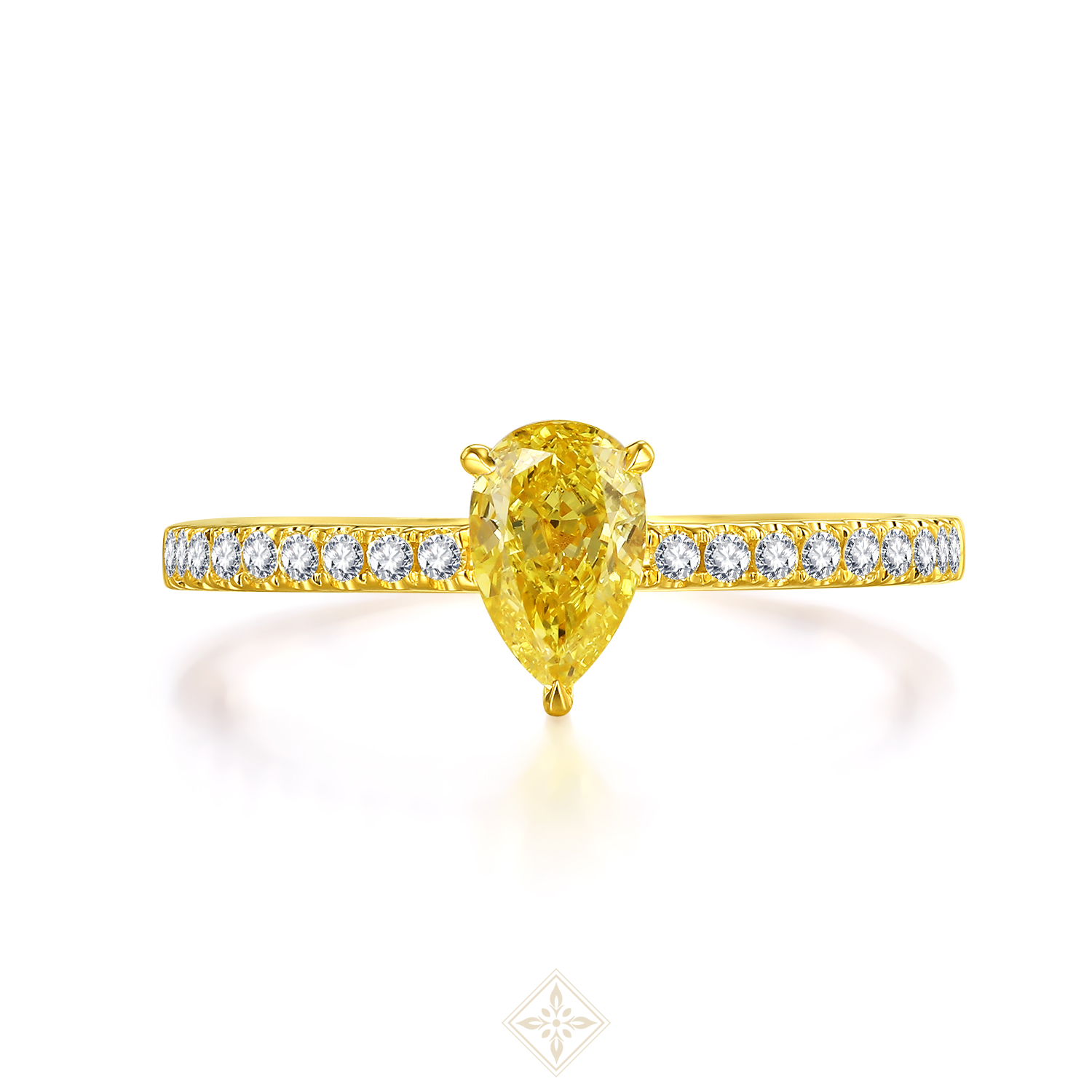Colored Diamond Ring