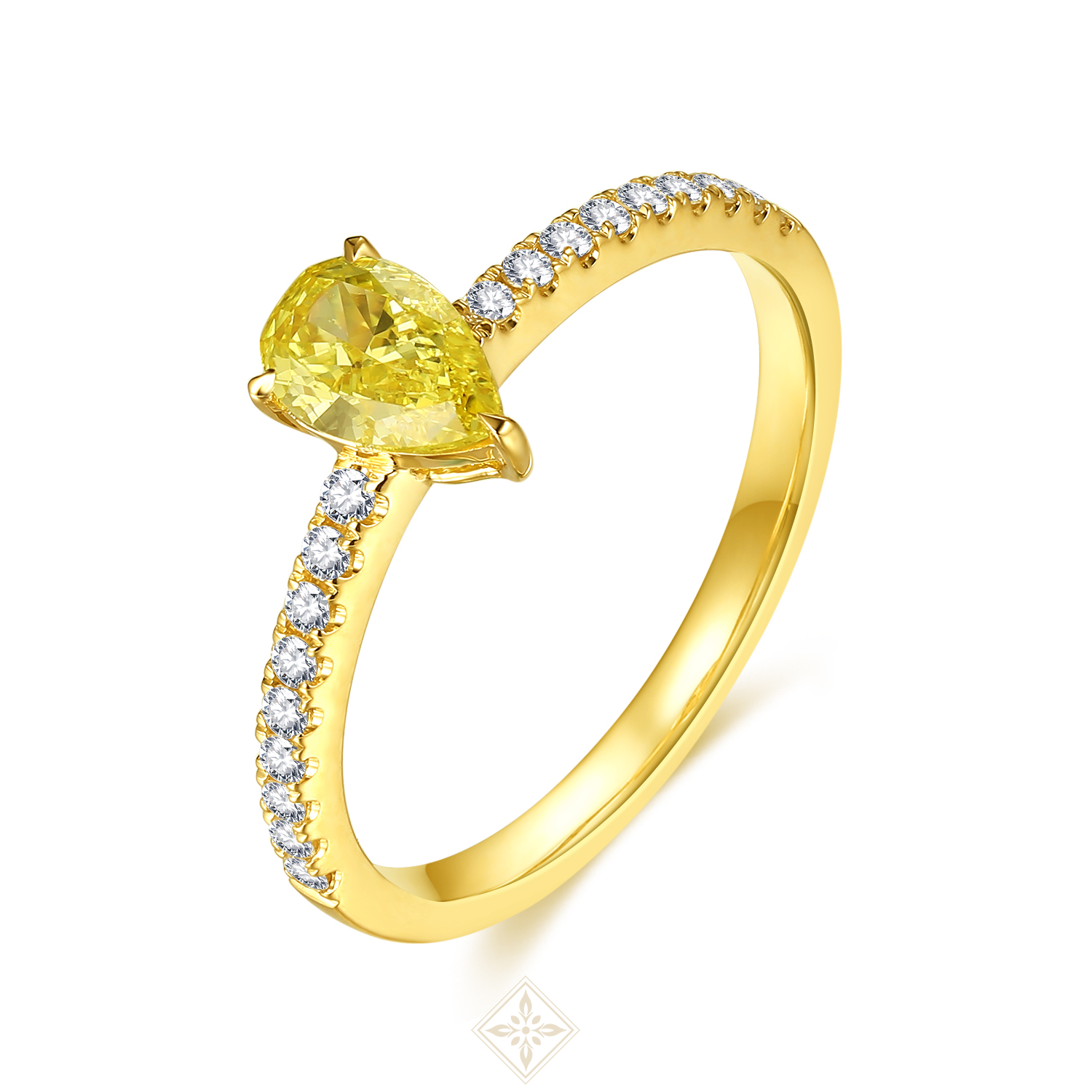 Colored Diamond Ring