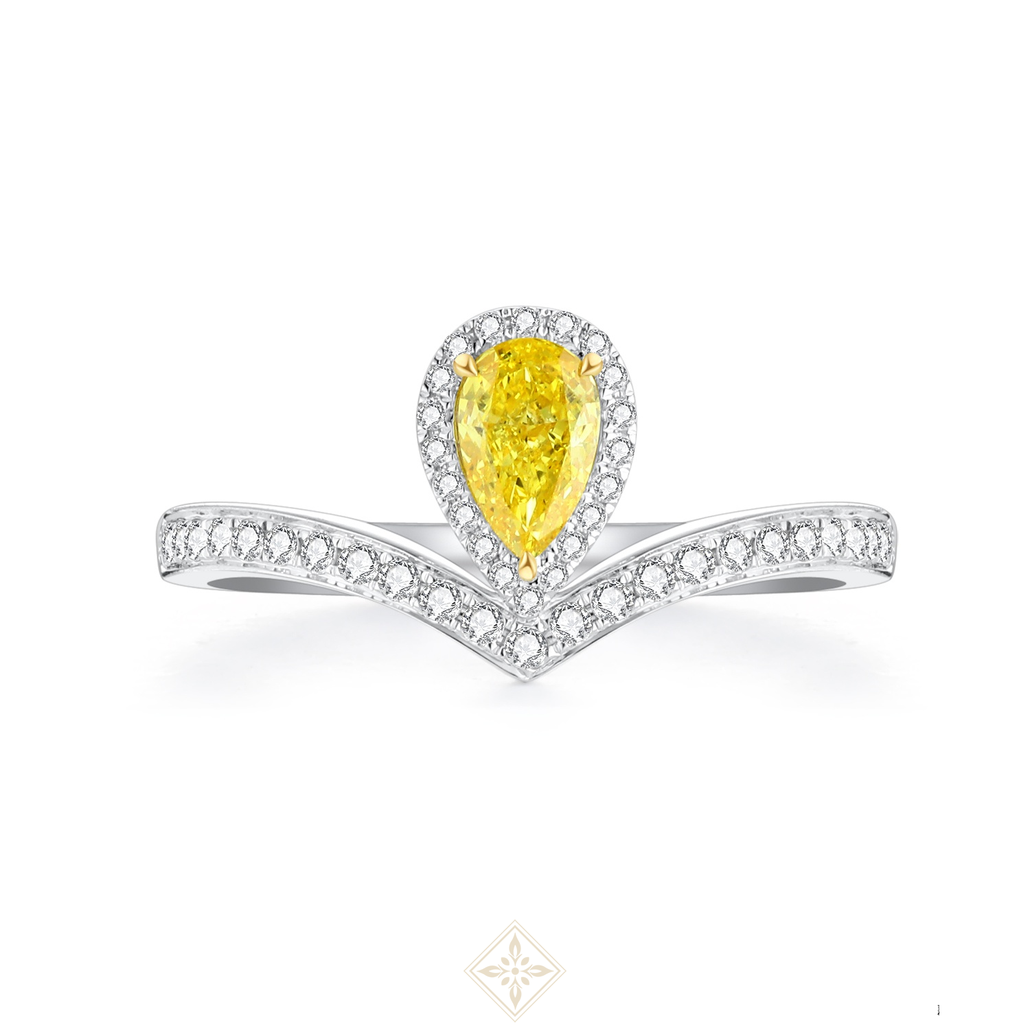 Colored Diamond Ring