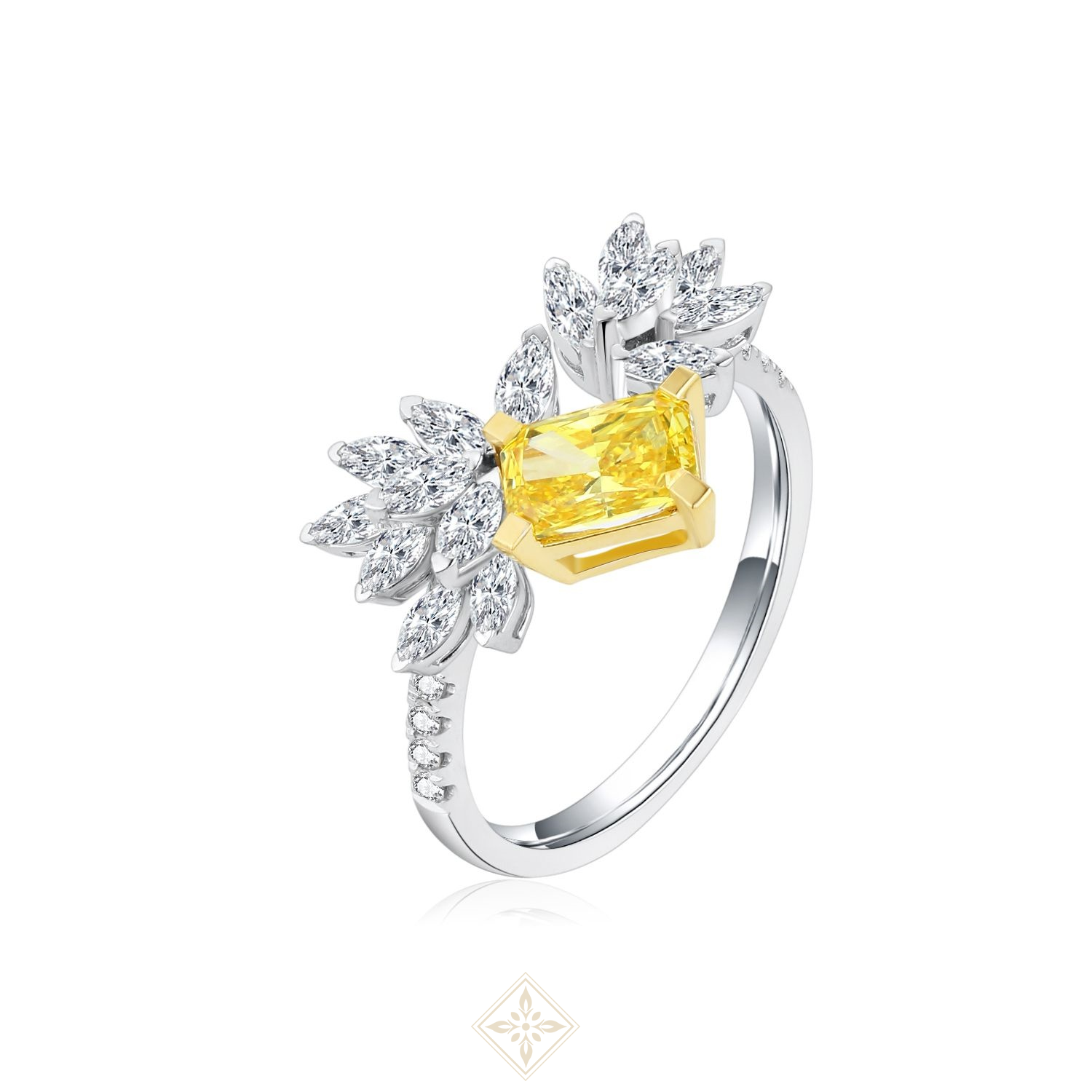 Colored Diamond Ring