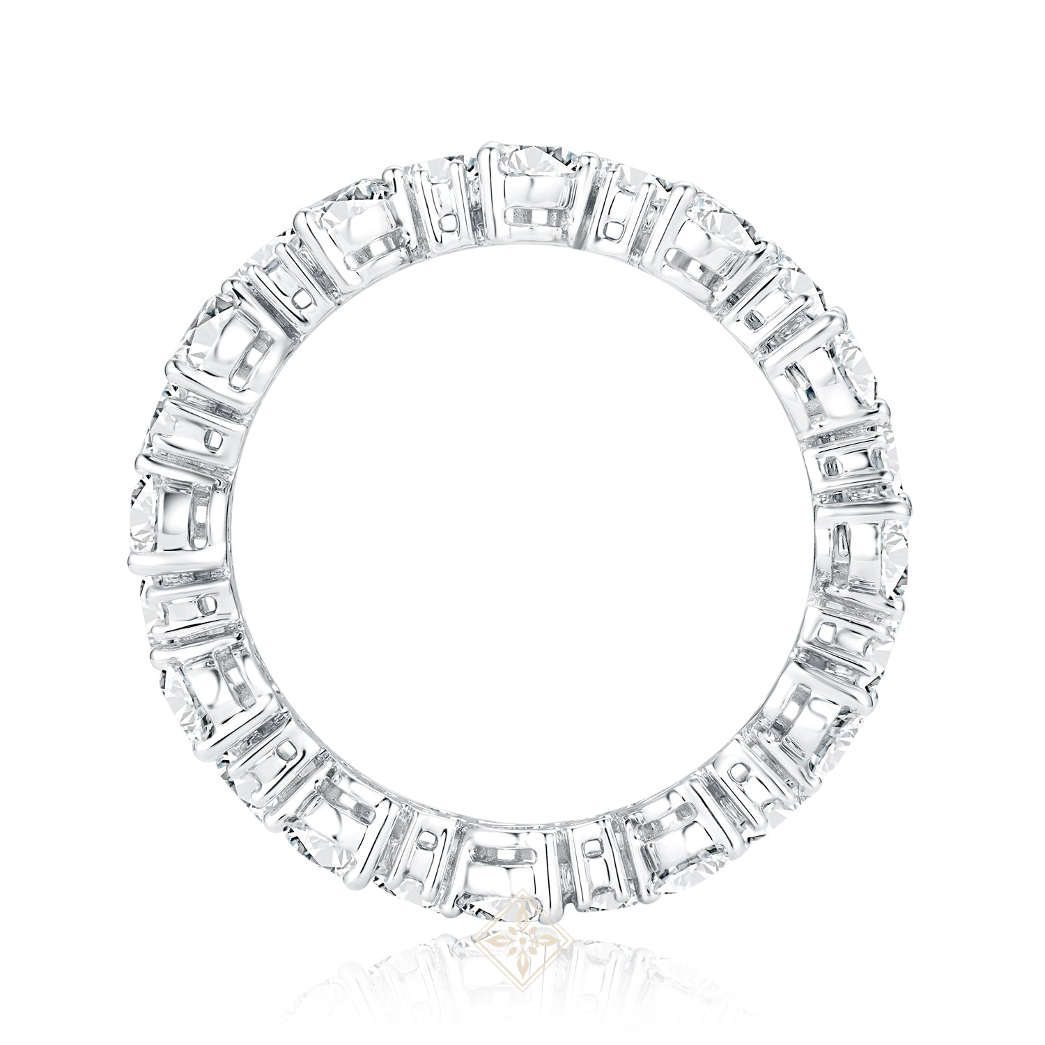 Full Eternity Pear Ring