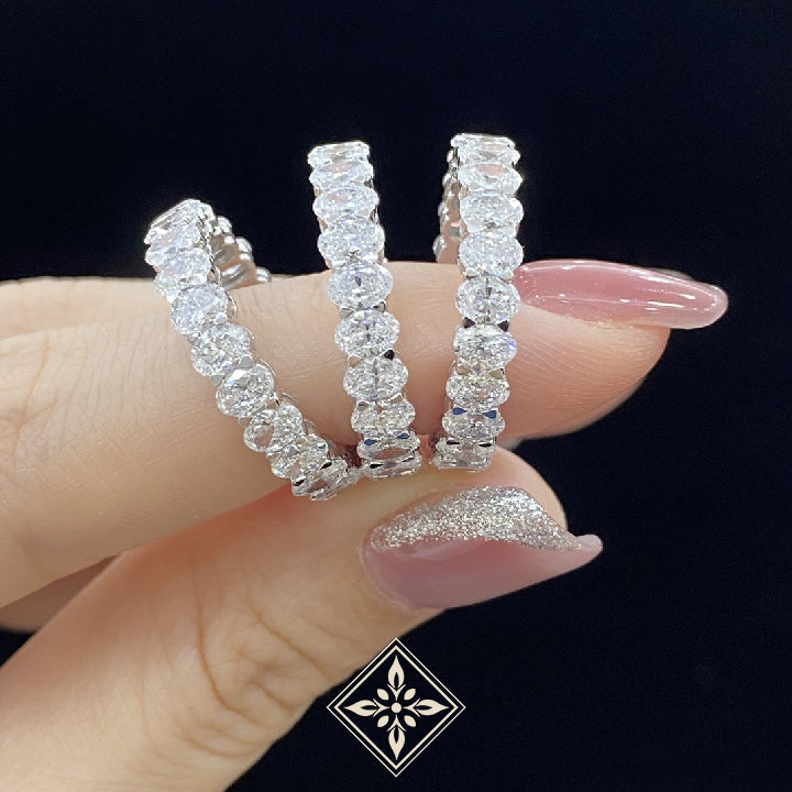 Full Eternity Oval Ring