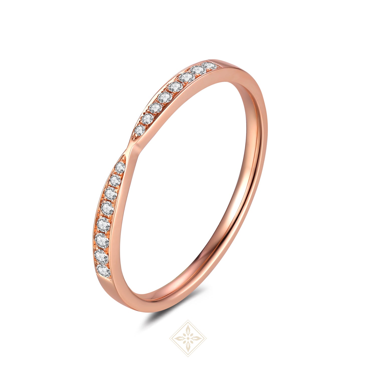 Half Eternity RG Ring