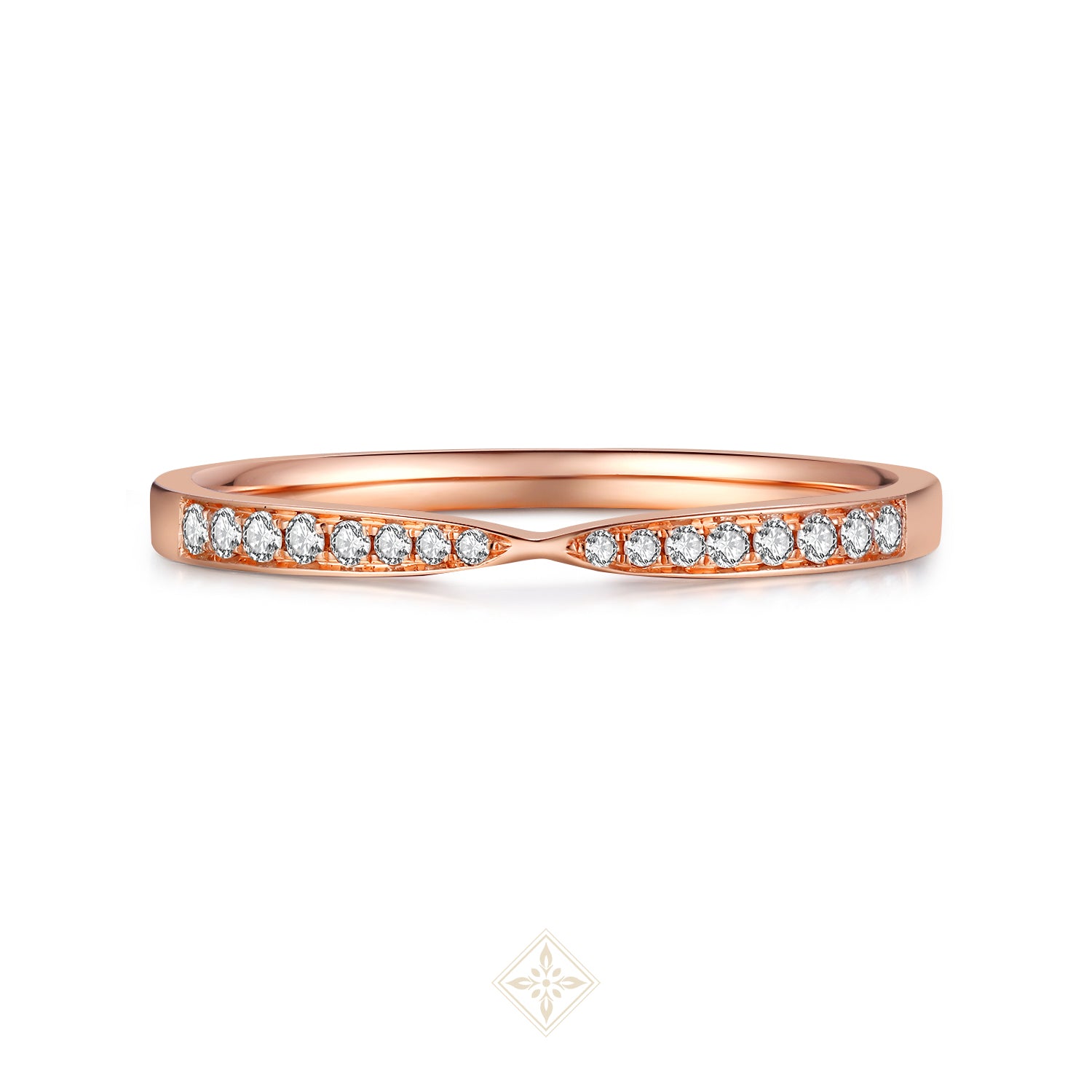 Half Eternity RG Ring