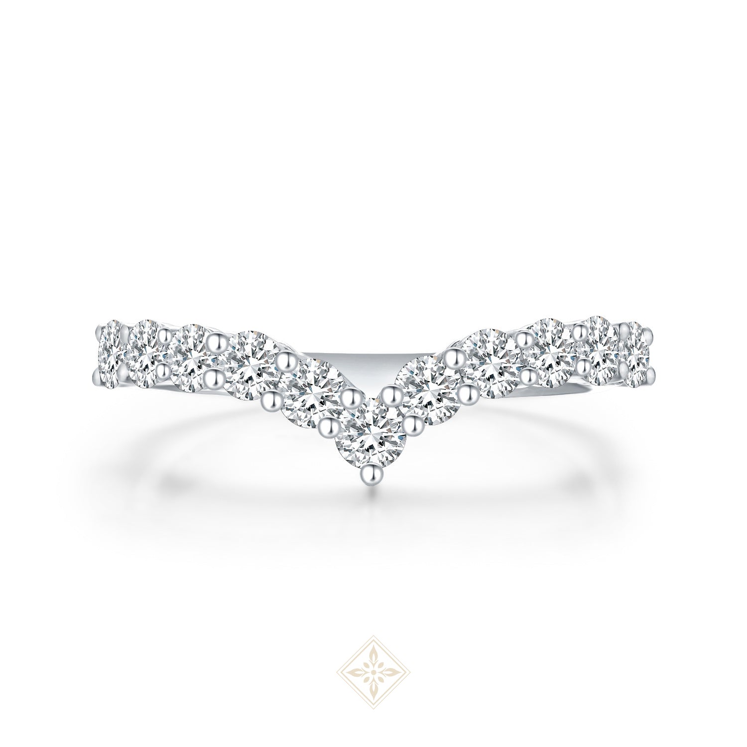 Half Eternity V Ring