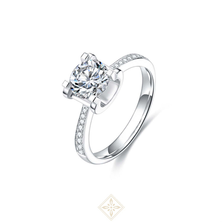 Palace Oxen Pave Ring