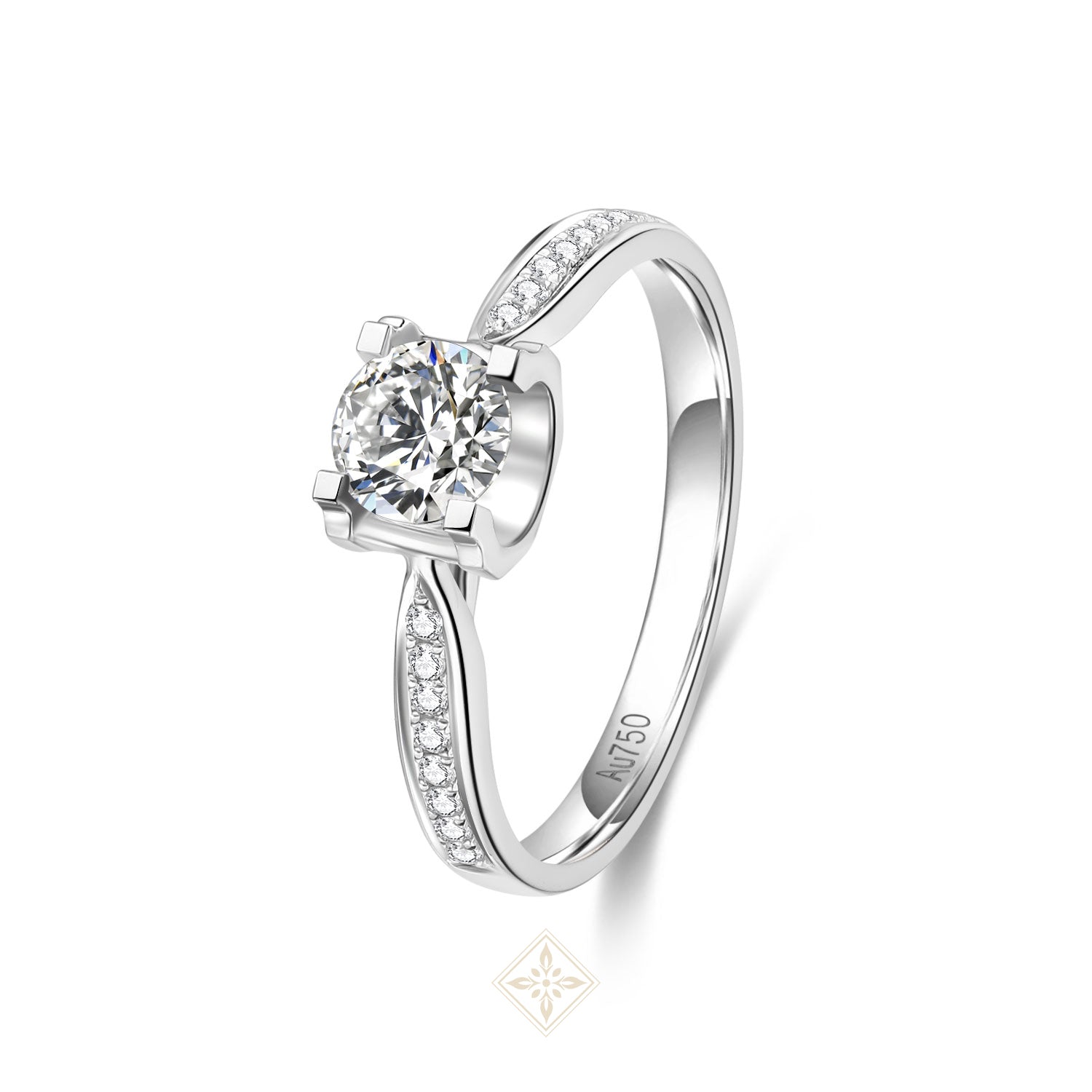 Palace Oxen Pave Ring