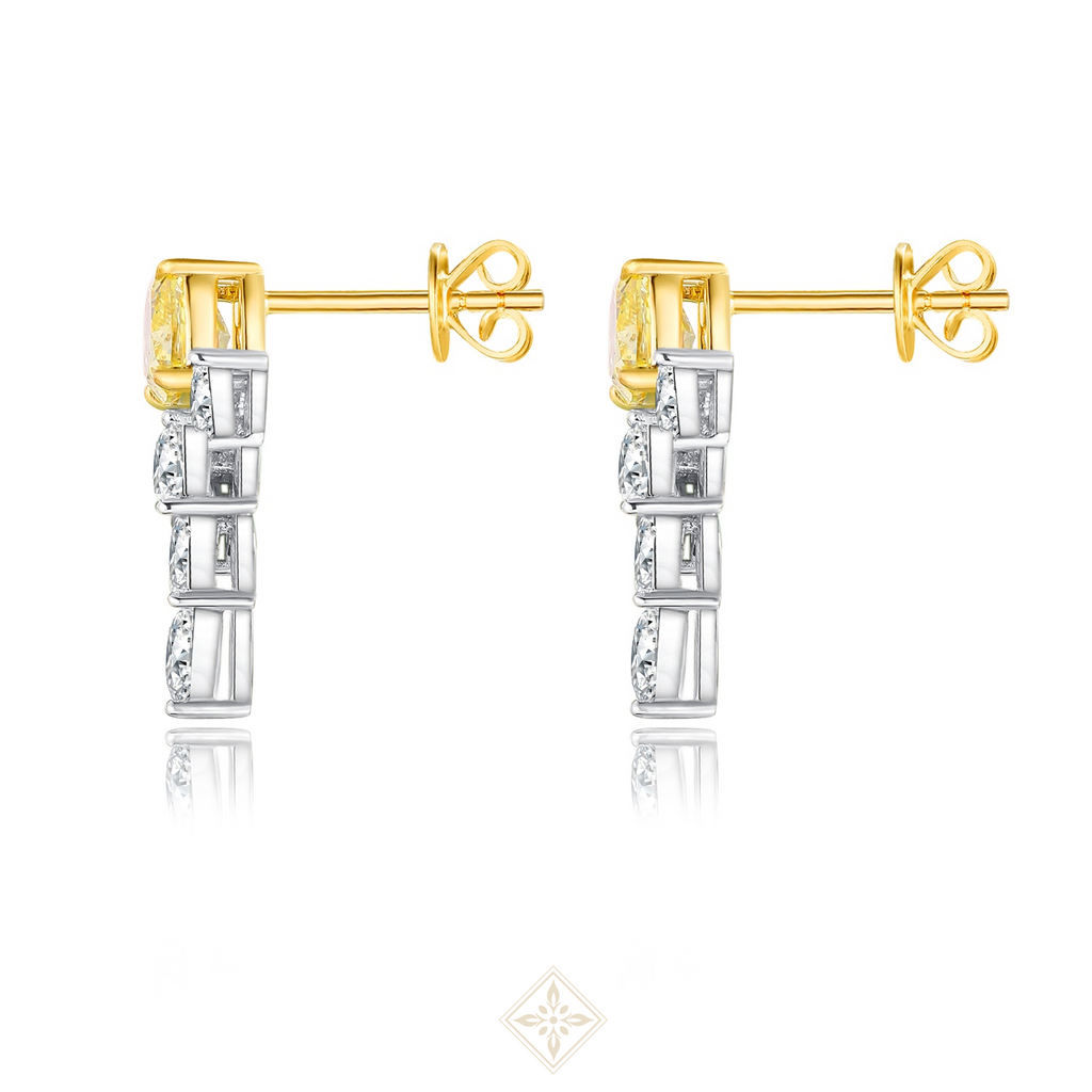 Colored Diamond Earrings