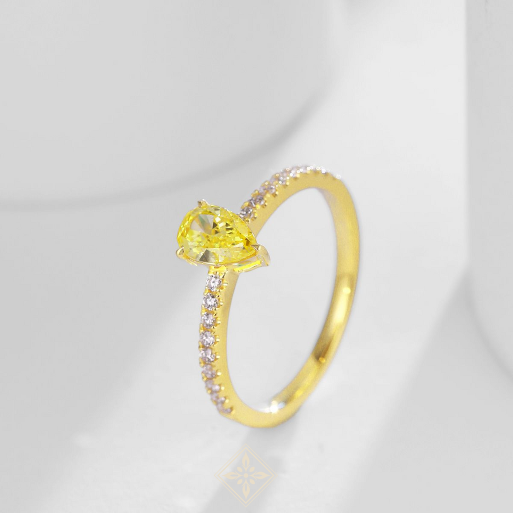Colored Diamond Ring