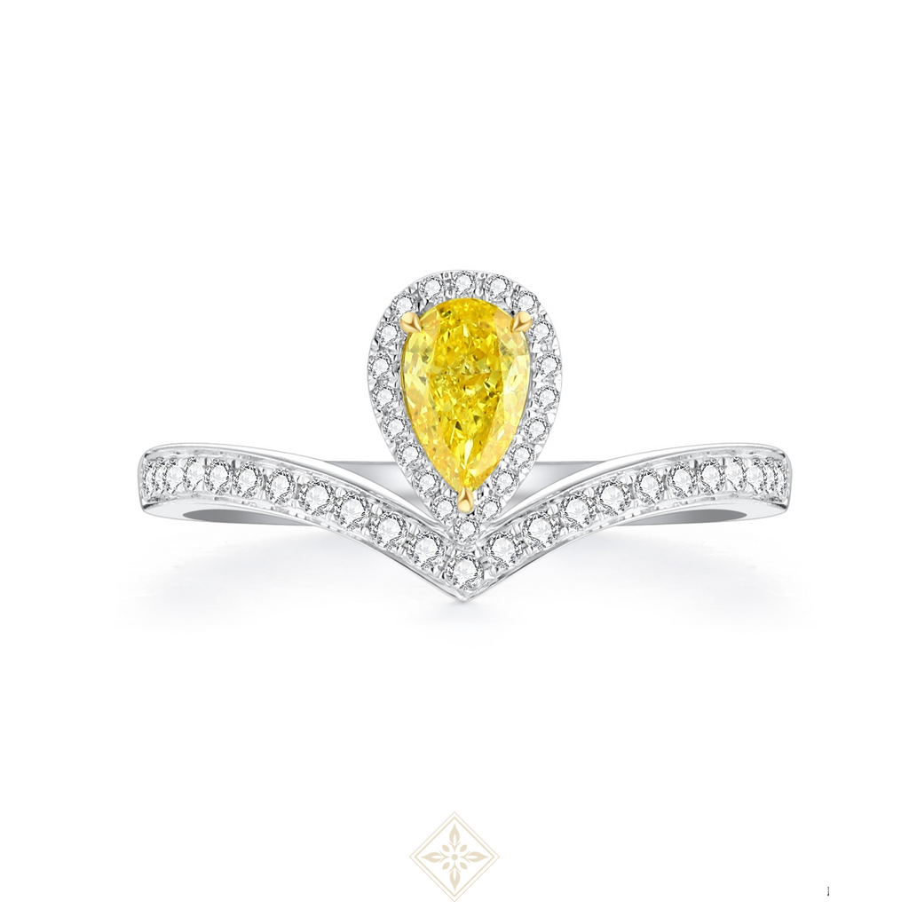 Colored Diamond Ring