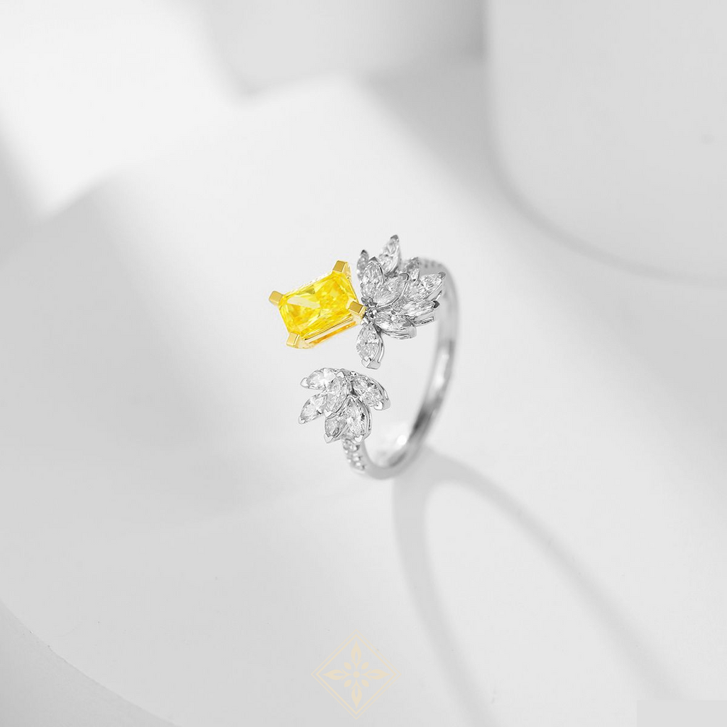 Colored Diamond Ring