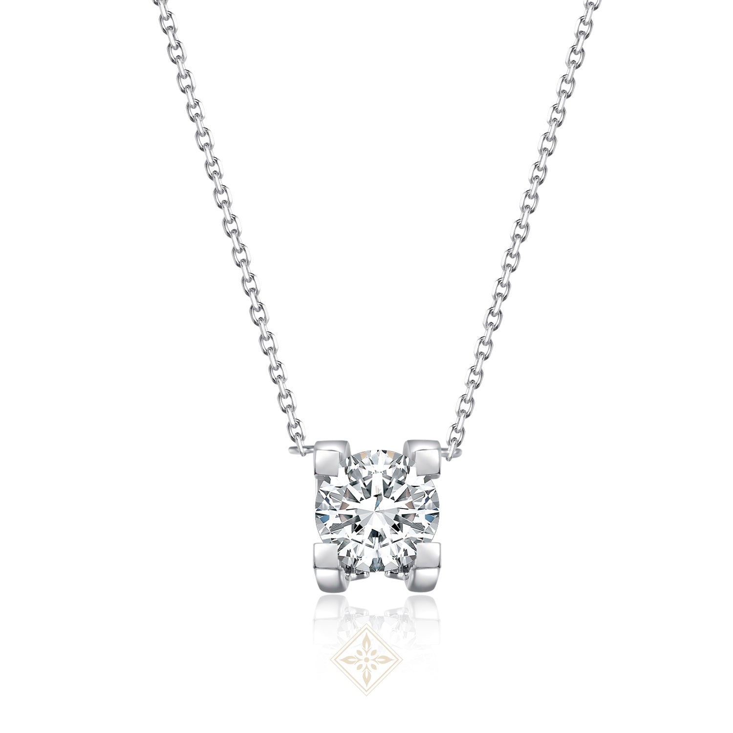 The Oxen Round Diamond Necklace