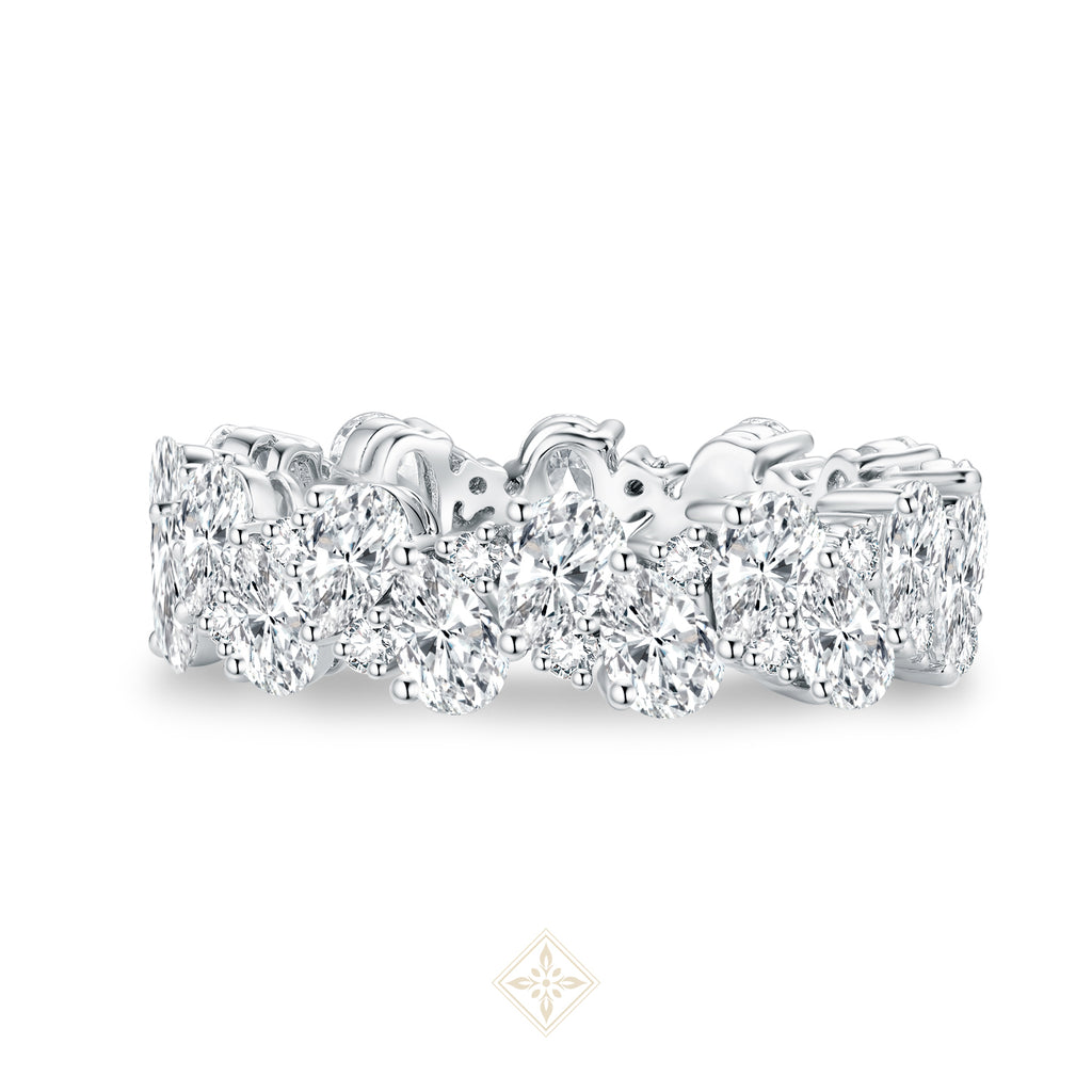Full Eternity Pear Ring