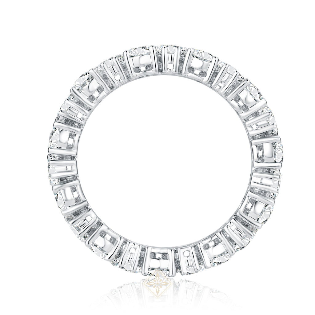 Full Eternity Emerald Ring