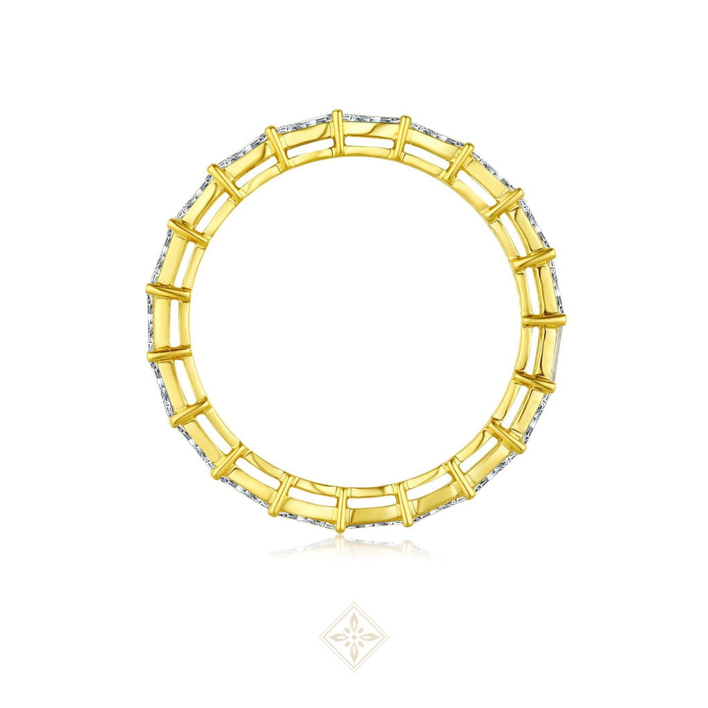 Full Eternity Emerald Ring