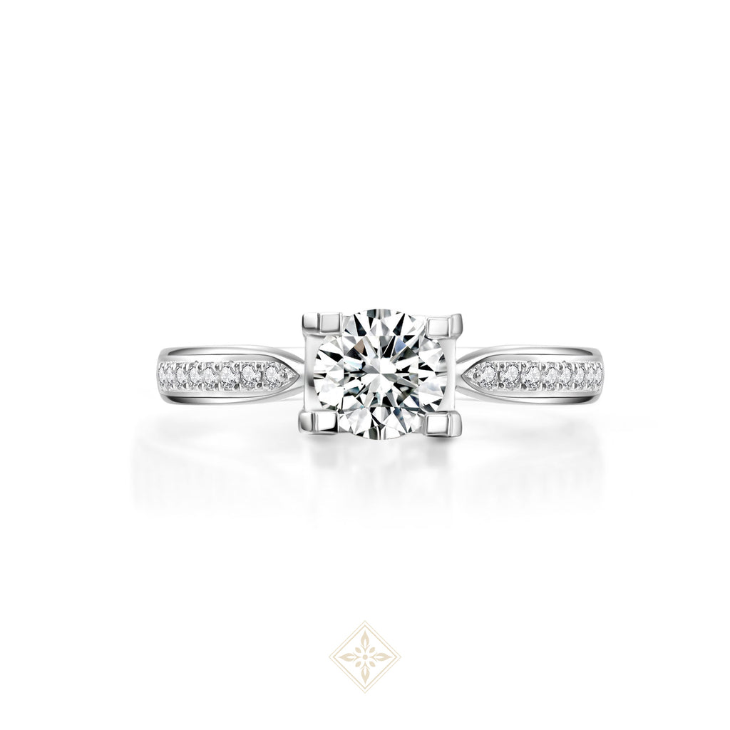 Palace Oxen Pave Ring